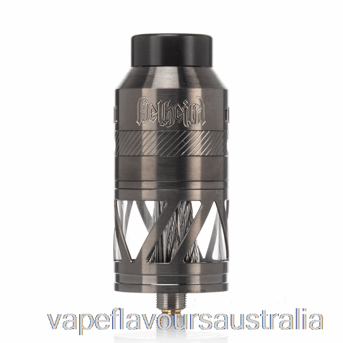 Vape Nicotine Australia Hellvape Helheim S 25mm RDTA Gunmetal